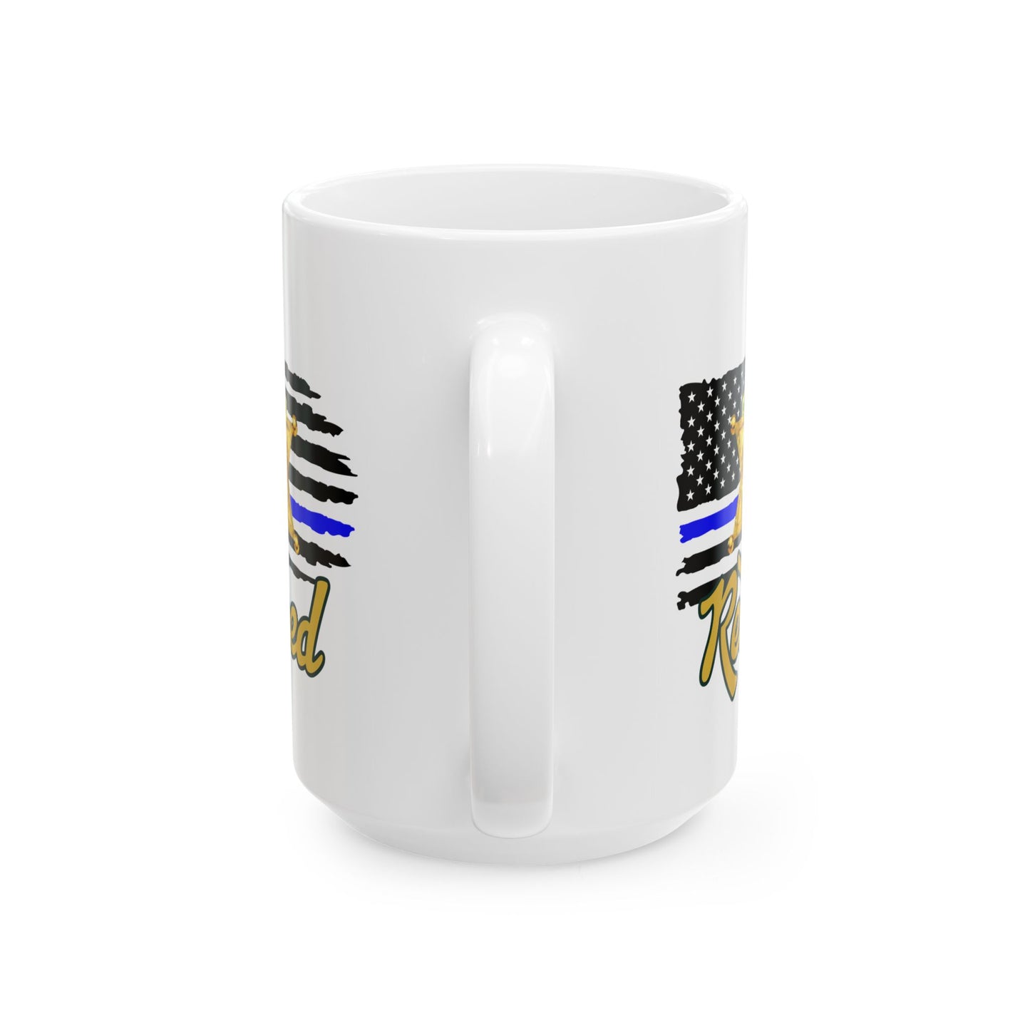 EBRSO Badge, Retired Deputy,  Custom Ceramic Mug, Sheriff Office Coffee Cup, Law Enforcement Gifts, Personalized Mug for Deputies, Unique Gift for Holidays