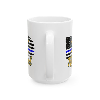 EBRSO Badge, Retired Deputy,  Custom Ceramic Mug, Sheriff Office Coffee Cup, Law Enforcement Gifts, Personalized Mug for Deputies, Unique Gift for Holidays