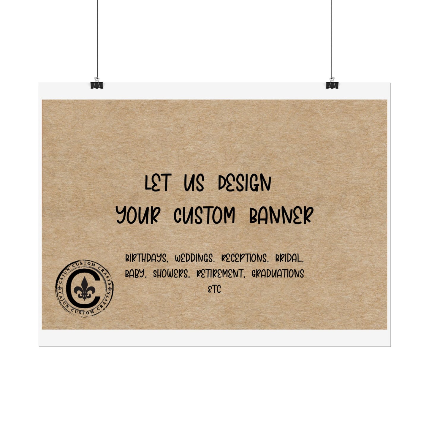 Personalized Rolled Banners for Weddings, Birthdays, Graduations, Celebrations, Unique Event Decor