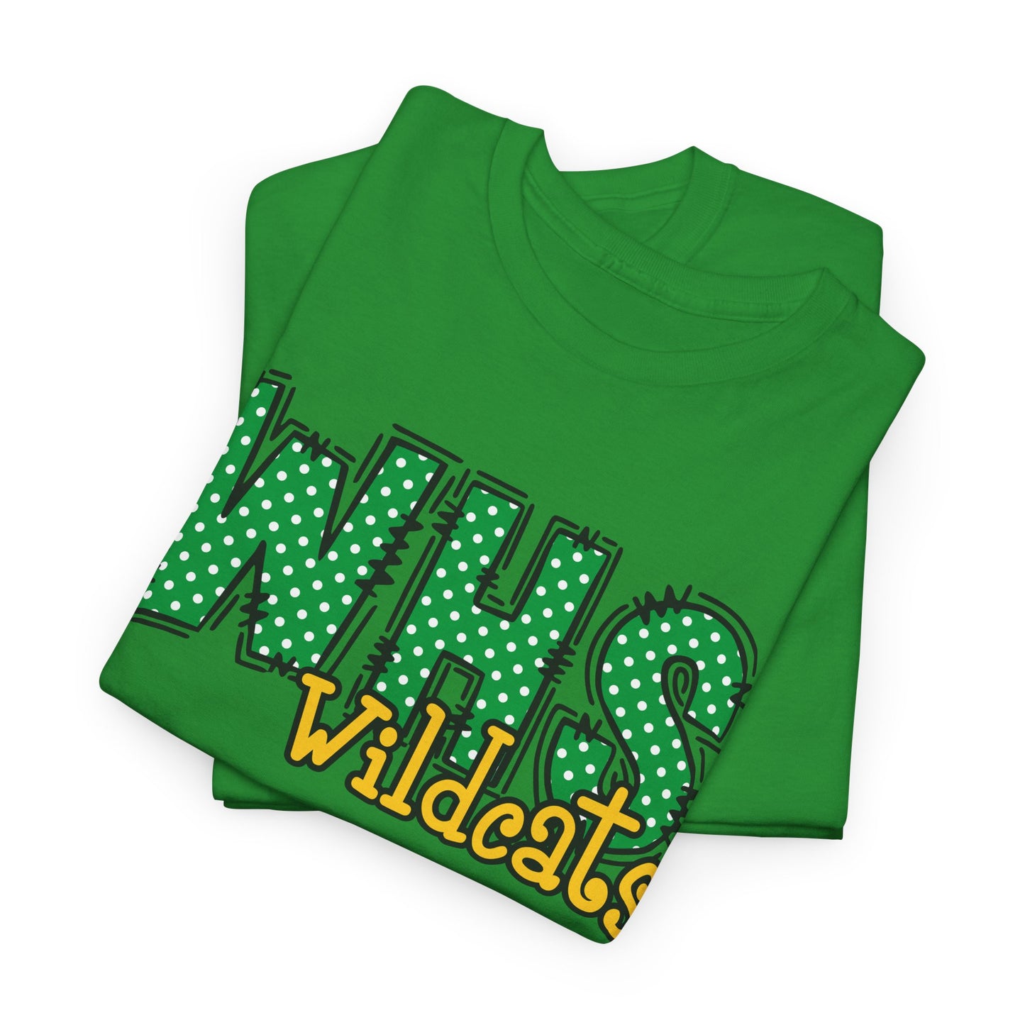 WHS Wildcats Unisex Heavy Cotton Tee | School Spirit Shirt, Team Apparel, Graphic Tee, Casual Wear, Gift for Students
