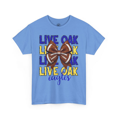 Live Oak Eagles Football Tee, Unisex Cotton Shirt, Sports Fan Apparel, Game Day Outfit, Team Spirit Clothing