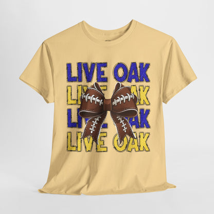 Live Oak Eagles Football Tee, Unisex Cotton Shirt, Sports Fan Apparel, Game Day Outfit, Team Spirit Clothing