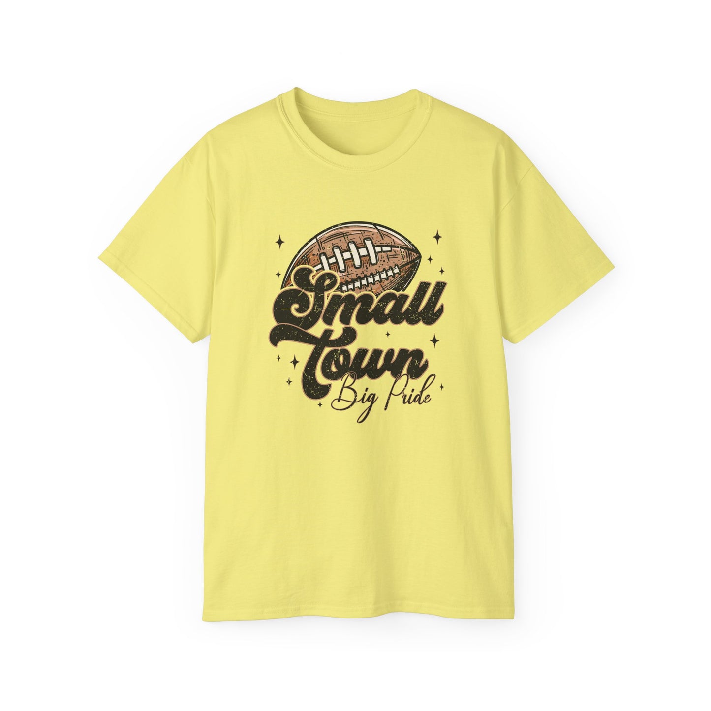 LSU Gold Day, Small Town Big Heart Football Tee, Cute Football T-Shirt, Gift for Sports Lovers, Unique Football Apparel, Casual Everyday Wear