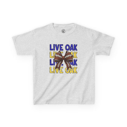 Live Oak Eagles Football Tee for Kids, Youth Sports Shirt, Fun Game Day Outfit, Birthday Gift, Team Spirit Apparel, Family Sportswear