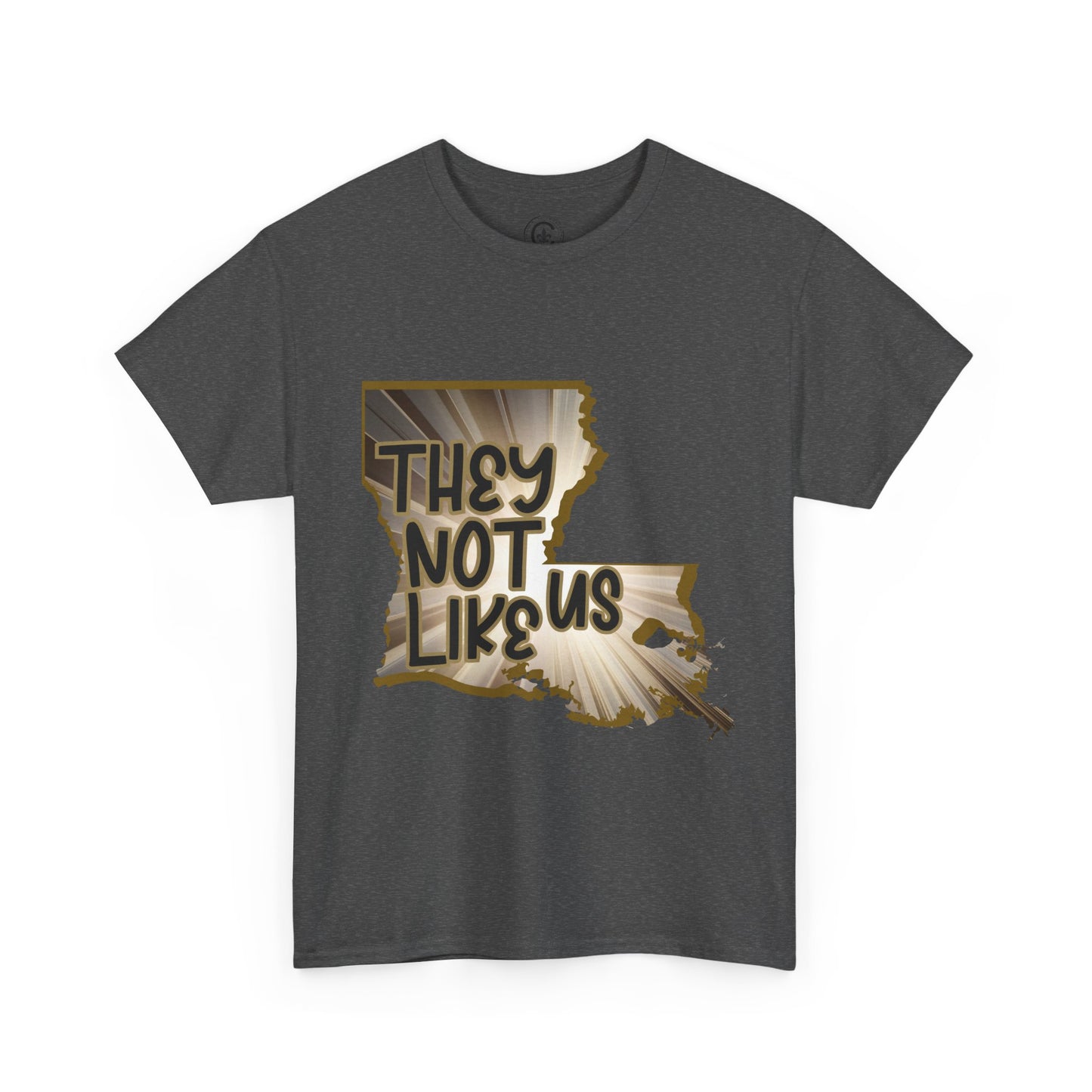 Louisiana Pride Unisex Heavy Cotton Tee | They Not Like Us, Southern Statement Shirt, Gift for Locals, Casual Wear, Streetwear