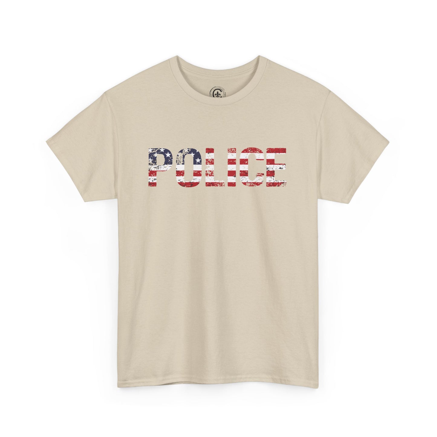 Police Flag Graphic Tee, T-Shirt, Unisex Humor Shirt, Gifts for Friends, Casual Wear, law enforcement