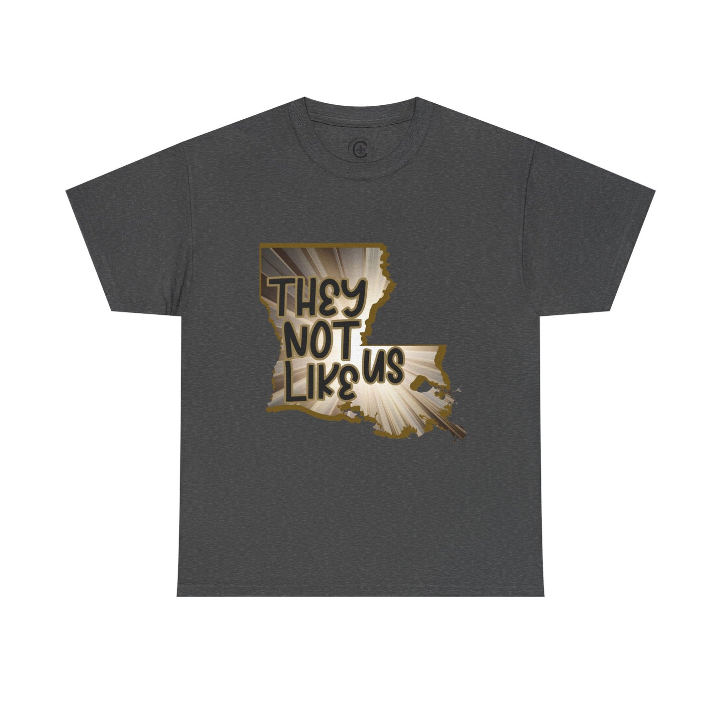 Louisiana Pride Unisex Heavy Cotton Tee | They Not Like Us, Southern Statement Shirt, Gift for Locals, Casual Wear, Streetwear