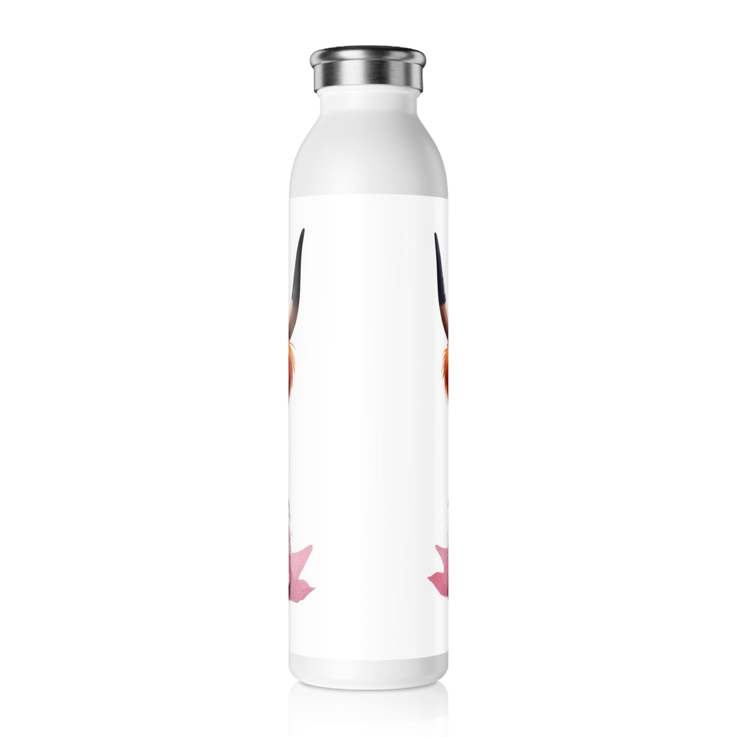 Chic Highland Cow Slim Water Bottle, Funny Gift for Her, Cute Sports Hydration Flask, Travel Bottle for Daily Use, Perfect for Birthdays
