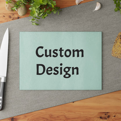 Personalized Glass Cutting Board | Custom Kitchen Decor, Unique Gift, Wedding Present, Housewarming Essential, Kitchen Art