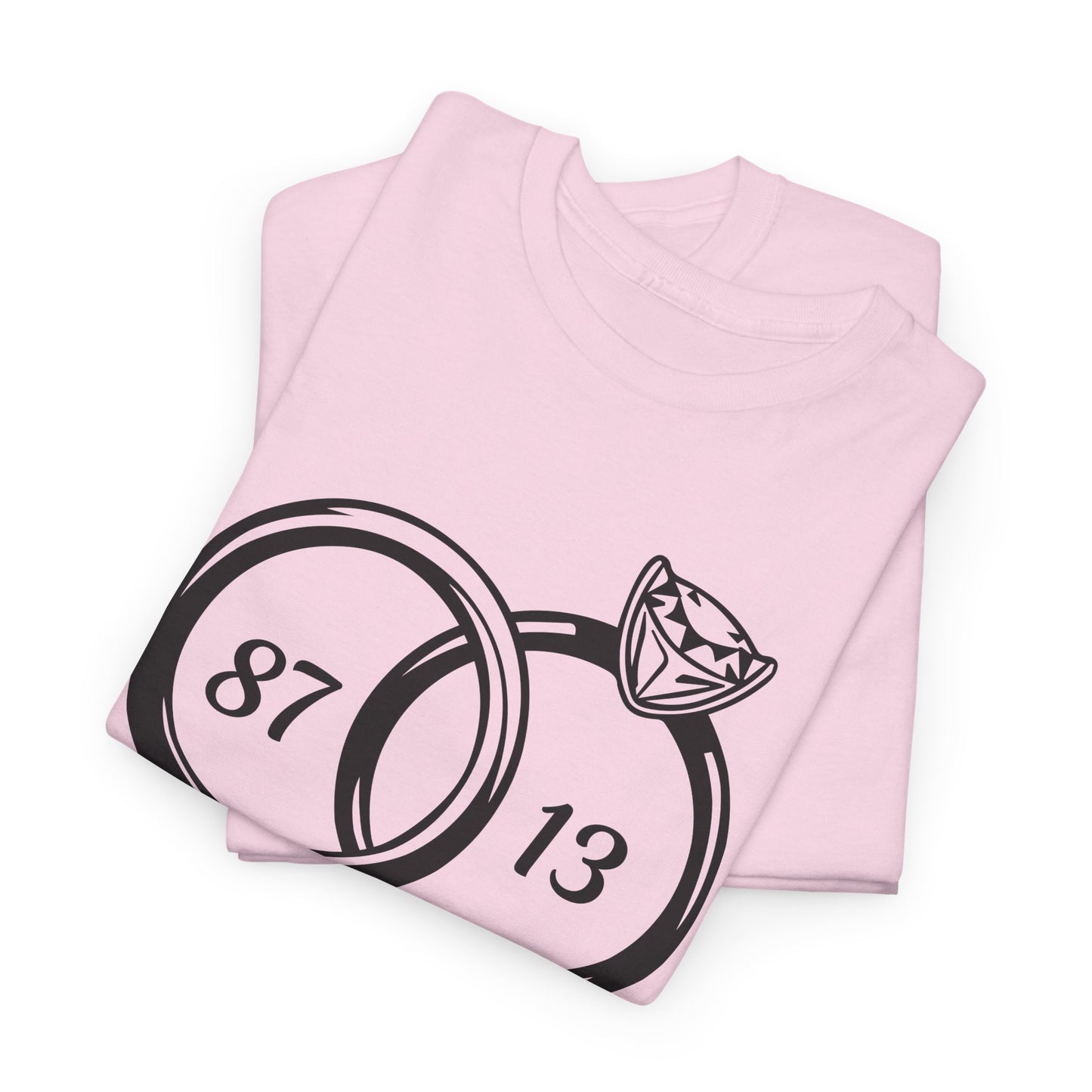Wedding of the Century, 87 & 13, It's a Love Story Unisex Heavy Cotton Tee,