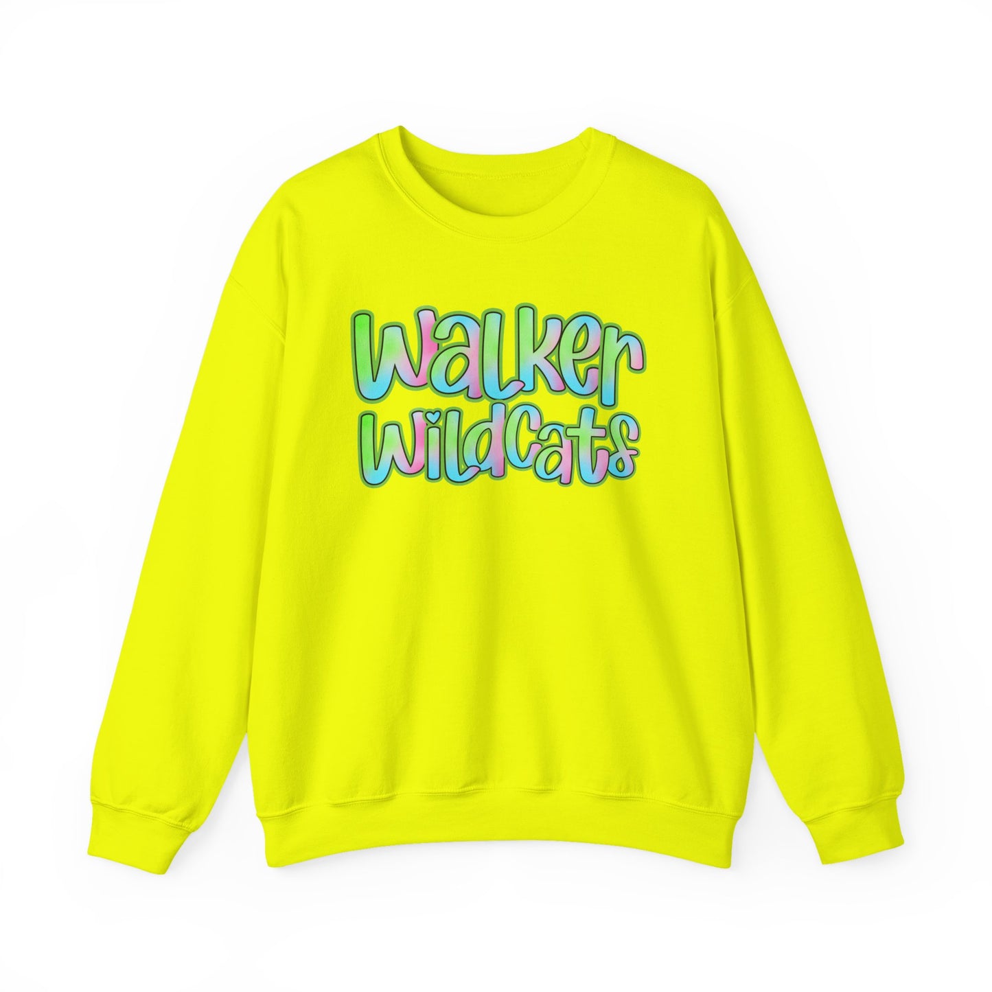 Walker Wildcats Crewneck Sweatshirt, Cozy Unisex Sweatshirt, Perfect Gift for Birthdays, Casual Wear, Wildcat Theme Apparel, Walker, La WHS, WJH