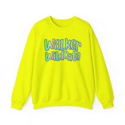 Walker Wildcats Crewneck Sweatshirt, Cozy Unisex Sweatshirt, Perfect Gift for Birthdays, Casual Wear, Wildcat Theme Apparel, Walker, La WHS, WJH