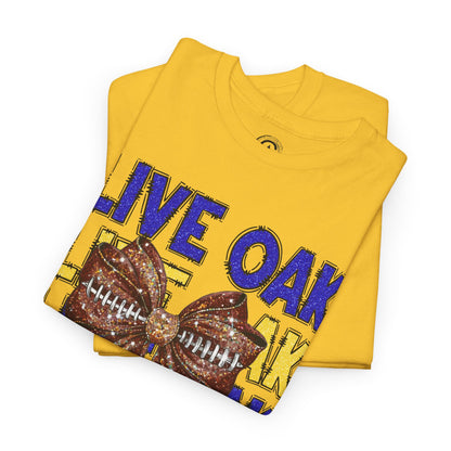 Live Oak Eagles Football Tee, Unisex Cotton Shirt, Sports Fan Apparel, Game Day Outfit, Team Spirit Clothing