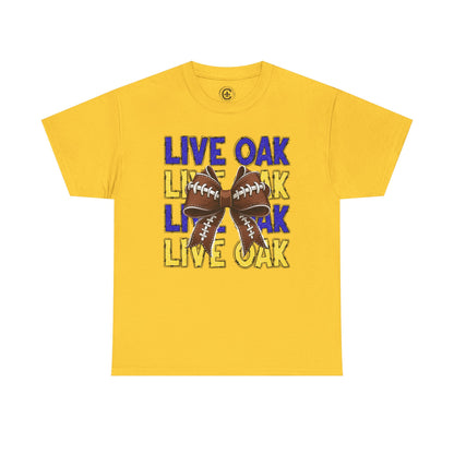 Live Oak Eagles Football Tee, Unisex Cotton Shirt, Sports Fan Apparel, Game Day Outfit, Team Spirit Clothing
