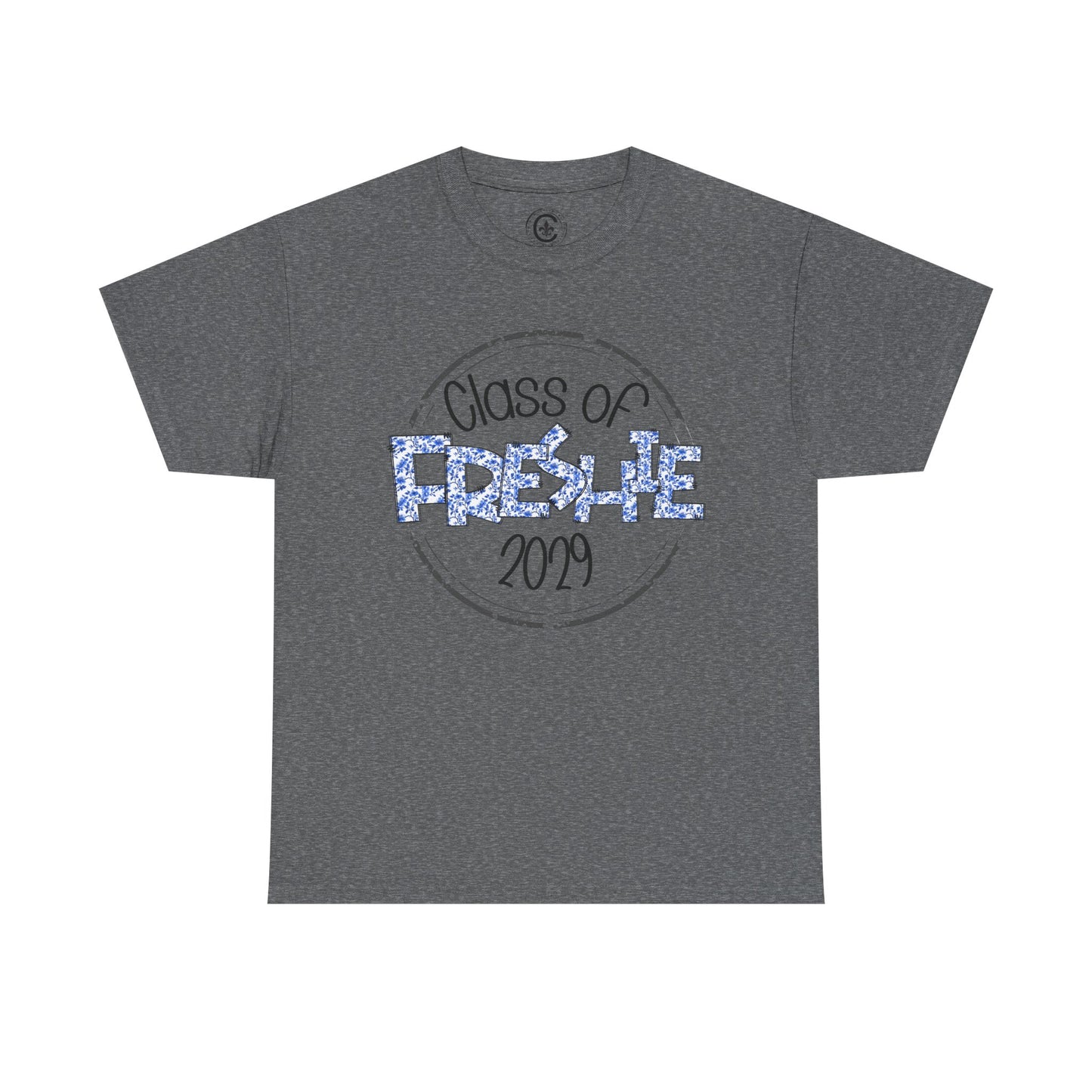 Freshie Class of 2029 Heavy Cotton Tee, Graduation Shirt, Unisex T-Shirt, School Spirit Wear, Freshman Celebration