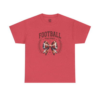 Football Mama Tee - Unisex Heavy Cotton T-Shirt, Sports Mom Gift, Game Day Apparel, Tailgate Outfit, Birthday Present