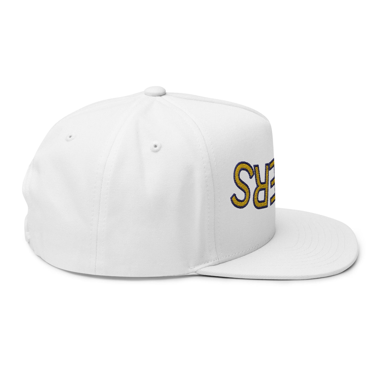 Tigers Embroidered Flat Bill Cap with 'TIGERS' Design, Trendy Snapback Hat, Sports Fan Gear, Casual Wear, Unique Gift for Him/Her