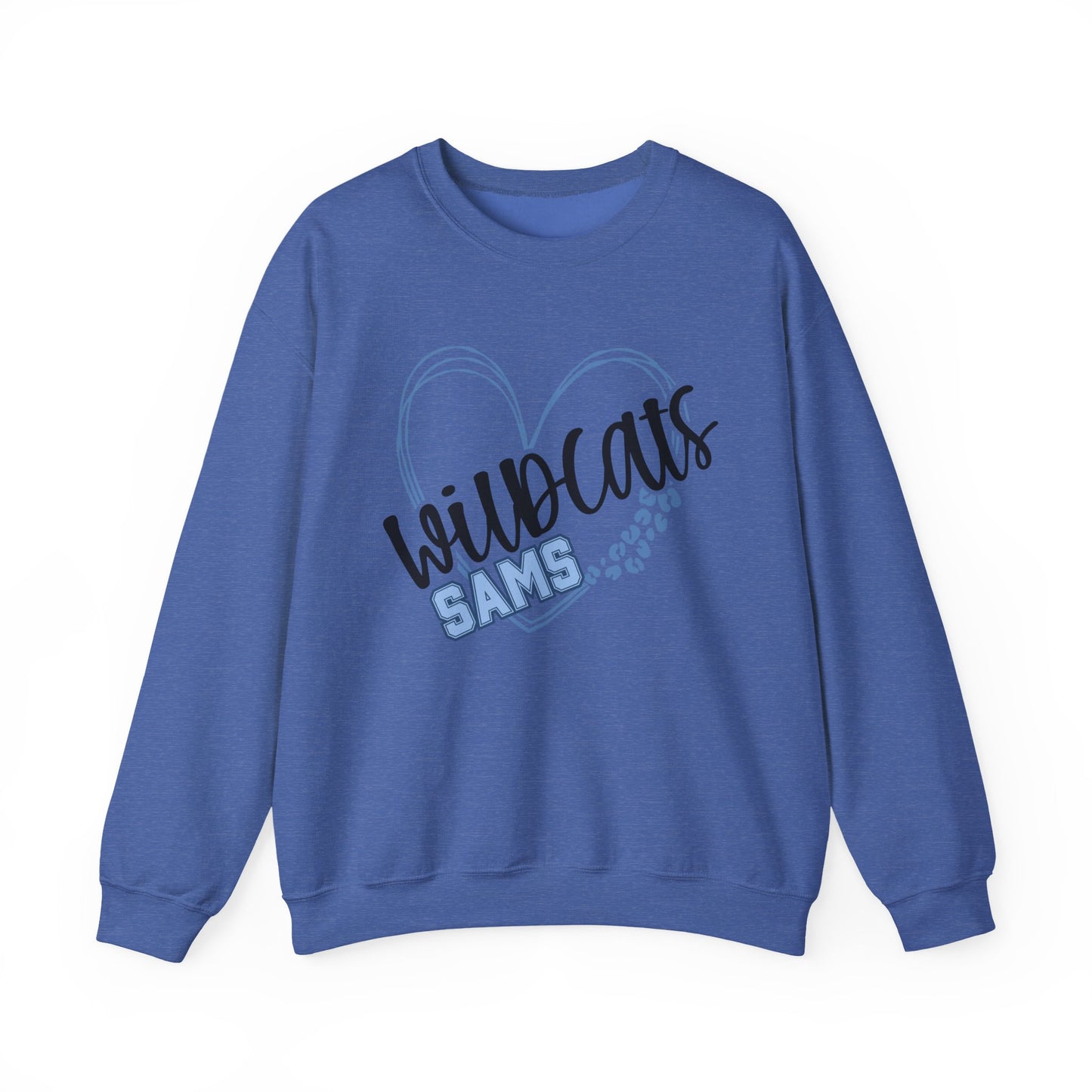 SAMS Wildcats Crewneck Sweatshirt with Heart Design, Comfortable Unisex Sweatshirt, Perfect Gift for School Spirit, Cozy Casual Wear, Great [...]