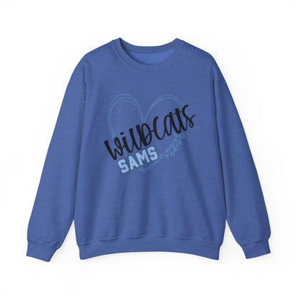 SAMS Wildcats Crewneck Sweatshirt with Heart Design, Comfortable Unisex Sweatshirt, Perfect Gift for School Spirit, Cozy Casual Wear, Great [...]