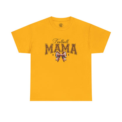 Football Mama Unisex Heavy Cotton Tee | Perfect for Game Day, Sports Events, Gifts for Moms, Casual Wear, Tailgate Parties