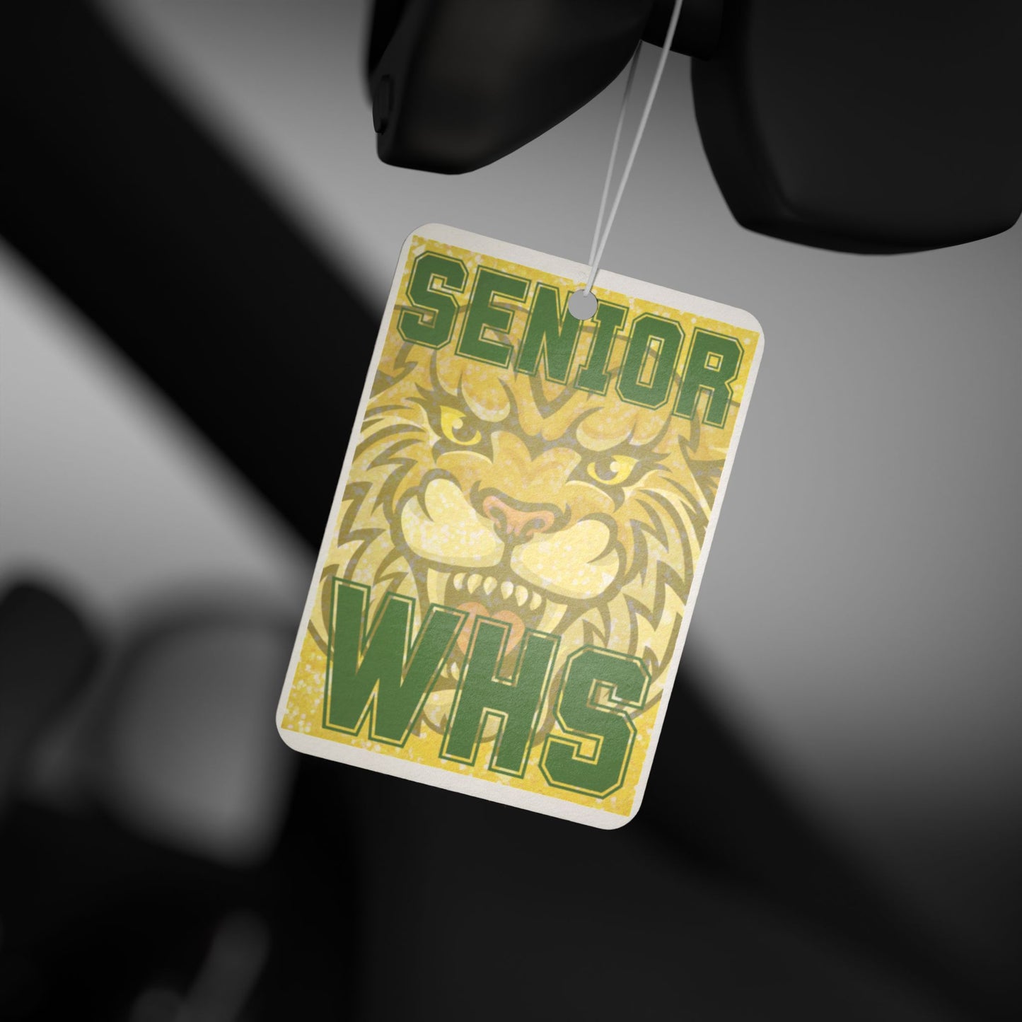 Personalized Senior WHS Wildcat Car Air Freshener, High School Spirit, Car Decor, Gift for Students, Aromatic Freshener, Unique School Pride