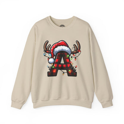 Festive Monogram A Christmas Sweatshirt, Cozy Holiday Crewneck, Personalized Gift for Him/Her, Perfect for Winter Celebrations, Family [...]