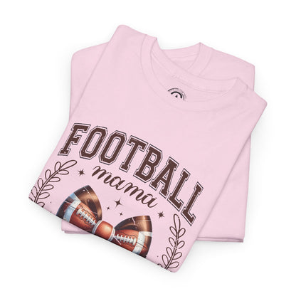 Football Mama Tee - Unisex Heavy Cotton T-Shirt, Sports Mom Gift, Game Day Apparel, Tailgate Outfit, Birthday Present