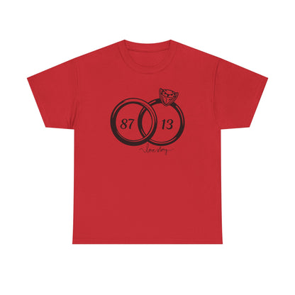 Wedding of the Century, 87 & 13, It's a Love Story Unisex Heavy Cotton Tee,