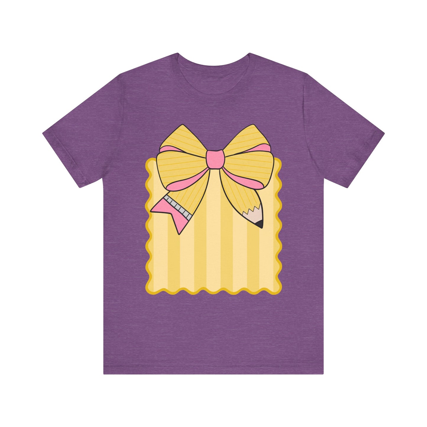 Personalized, Back to School, Pencil Bow coquette design for students, teachers, faculty, etc