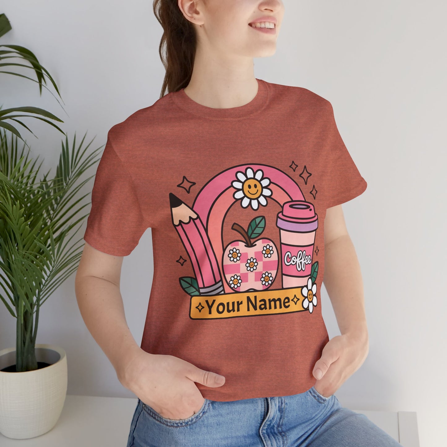 Personalized Teacher Tee, Gift for Educators, Back to School