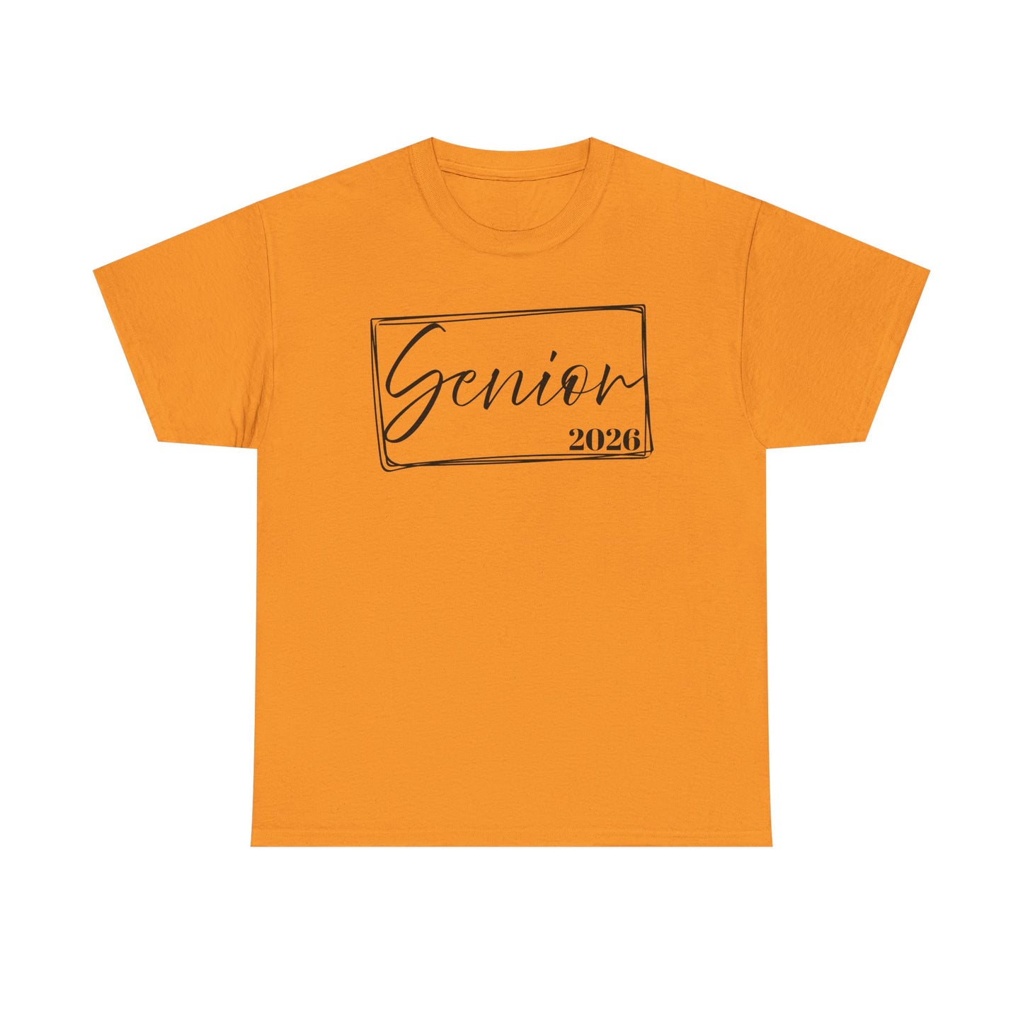 Senior 2026 Unisex Heavy Cotton Tee, Back to School Shirt, Teacher Gift, Kids Clothing, Classroom Style, Educational Apparel