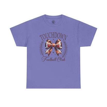 Touchdown Football Club Unisex Cotton Tee - Perfect for Game Day, Sports Fans, Gifts for Coaches, Tailgating, Football Season