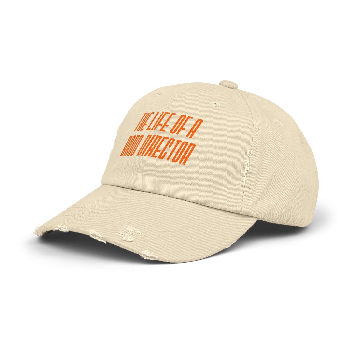 The life of a Band Director, Casual Hat, Music Lover Gift, Band Teacher Accessory, Fun Cap for Daily Wear