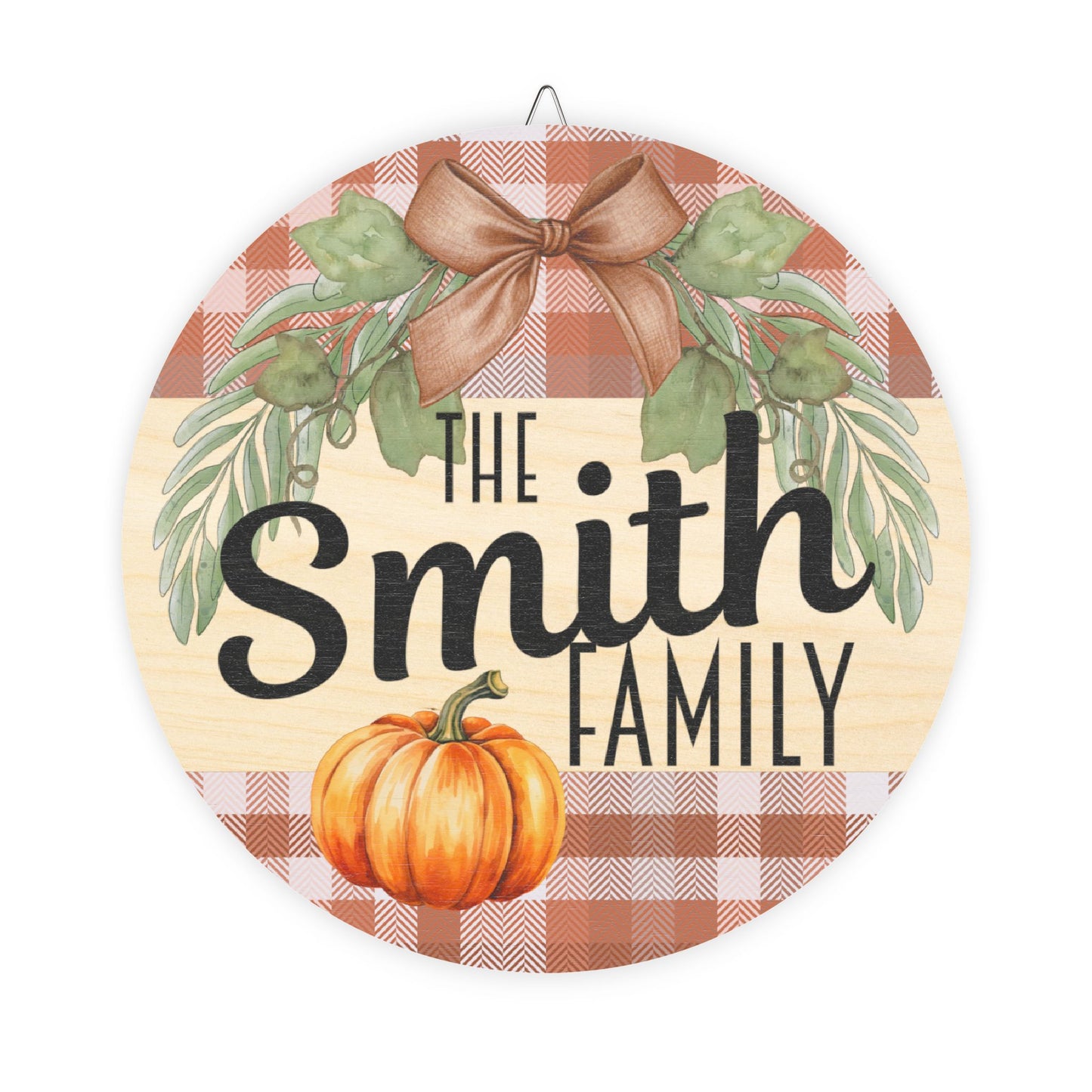Personalized Family Name Door Wood Sign, Rustic Home Decor, Kitchen Wall Art, Housewarming Gift, Family Name Plaque