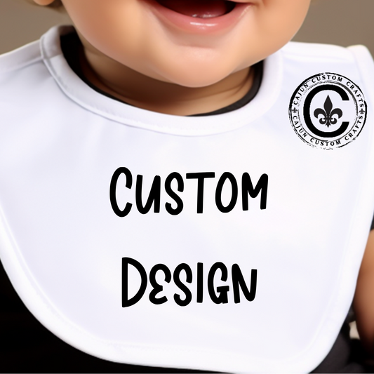 Personalized, Custom Design Bib
