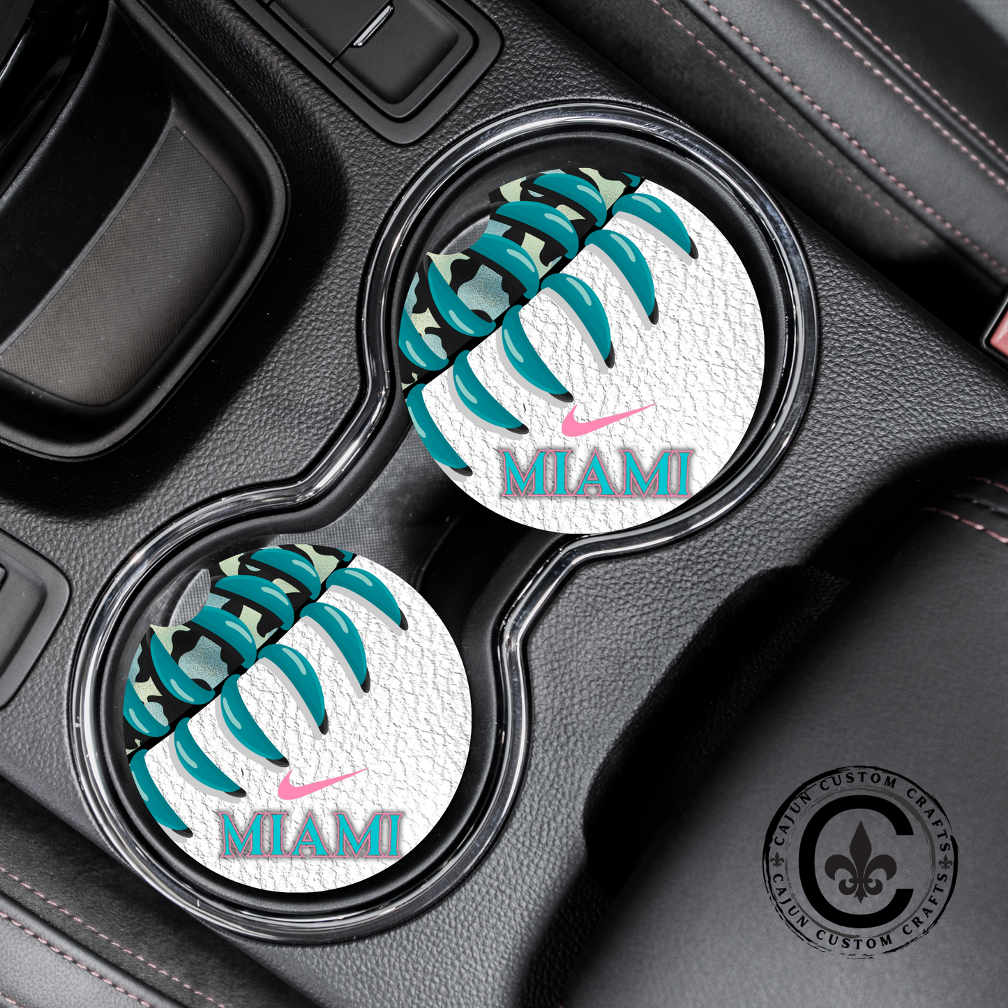 Miami Rec Team Car Coasters, style 3