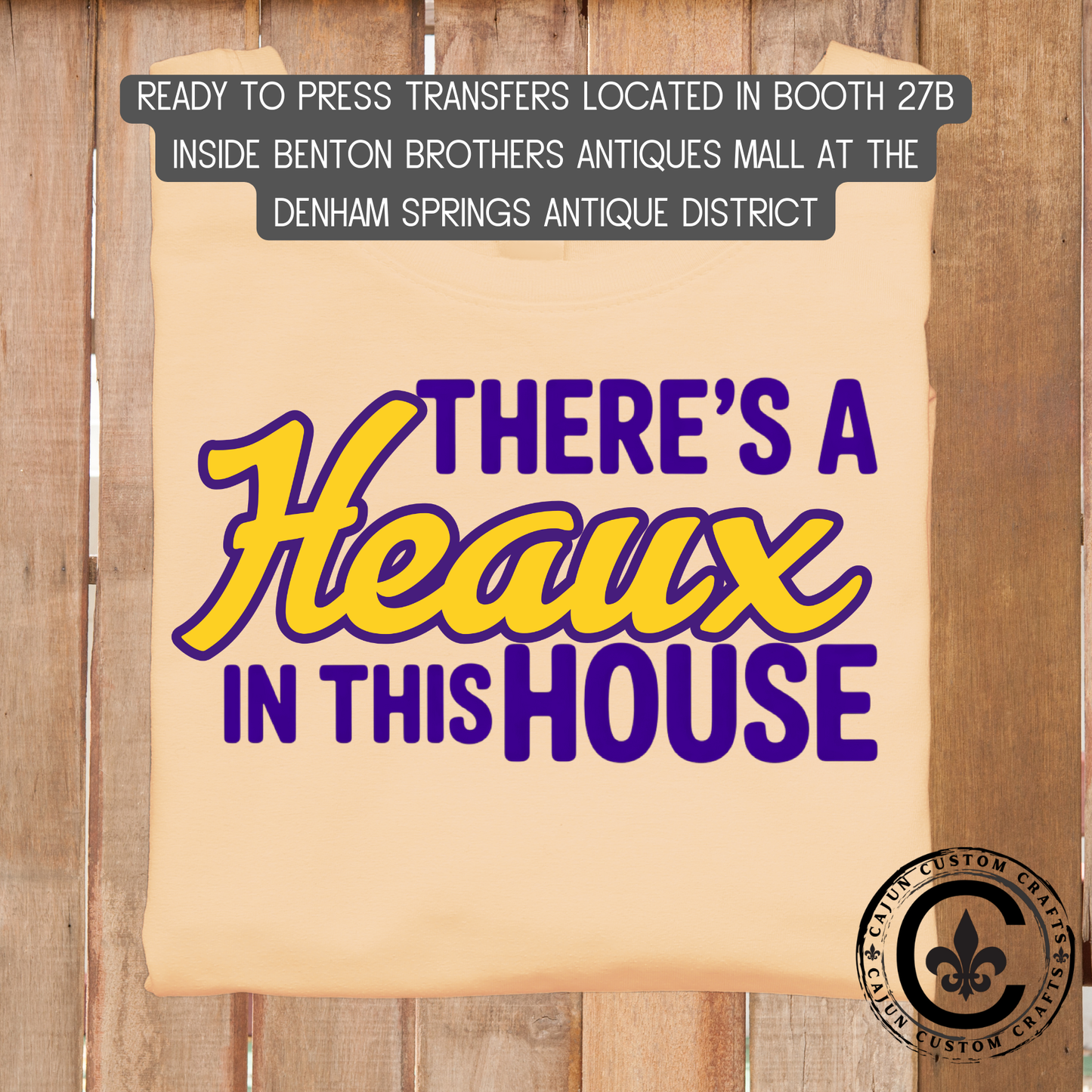 There's a Heaux in this House  dtf transfer, tshirt, tumbler, jewelry