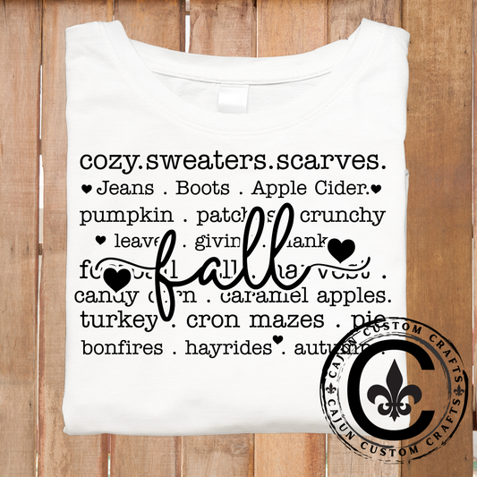 Fall Vibes DTF or Sublimation Transfer