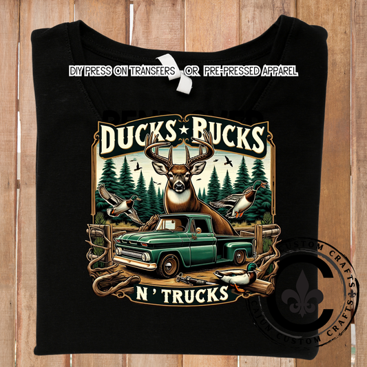 Ducks, Bucks and Trucks, Hunting
