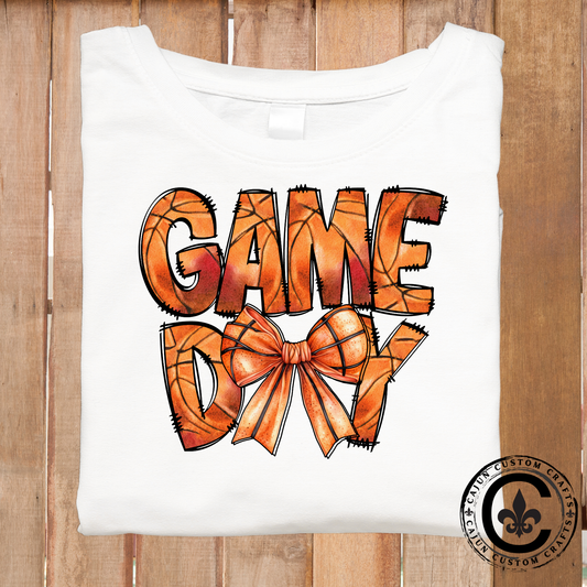 Basketball Game Day dtf transfer, tshirt, tumbler, jewelry
